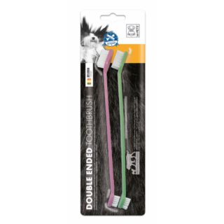 M-Pets Double Ended Toothbrush 1pc