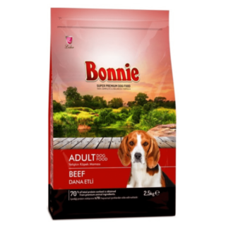 Bonnie Adult Dog Food – Beef 100g