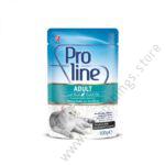 PROLINE Adult Cat Food Pouch ? Duck Chunks IN Jelly 0.1kg