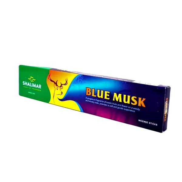 Shalimar Blue Musk Incense Sticks 1pack