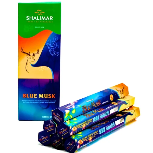 Shalimar Blue Musk Incense Sticks (Pack of 6)