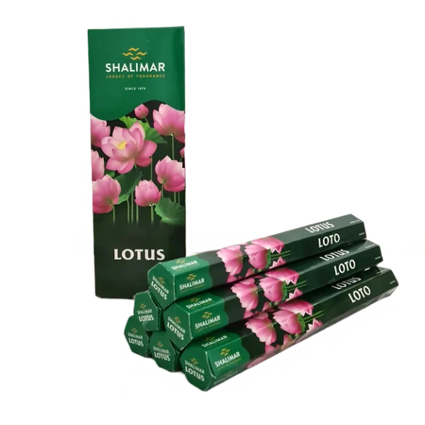Shalimar Lotus Incense Sticks (Pack of 6)