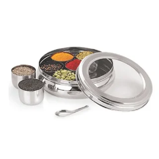 Stainless Steel Spice Tin with See Through Lid 20cm (No 12)