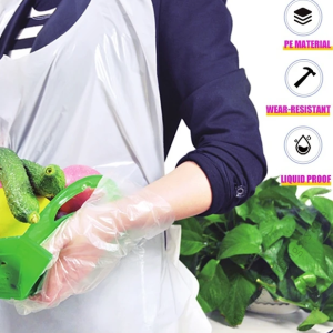 Disposable Polythene Aprons - 100pcs