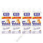 Velvex Premium Ultra Soft And More Absorbent Toilet Tissue Rolls 10 Count x Pack of 4