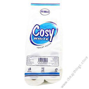 Cosy White Toilet Roll 8 Pieces