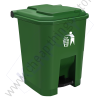 Pedal Garbage Bin Green 30L