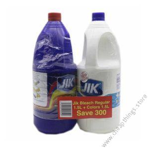 Jik Promo Colours And Regular Bleach 1.5l