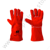 Welding Gloves Leather Red