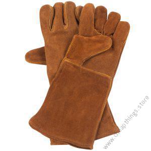Brown Leather Welding Gloves