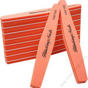 Orange Nail Buffers (2pcs)