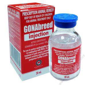Gonabreed Gonadorelin Injection for Cows (20ml)