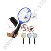 Rechargeable mosquito killer racket swatter with torch