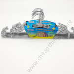 Stainless chrome plated steel heavy duty all purpose clothes hangers 16 inch 42cm