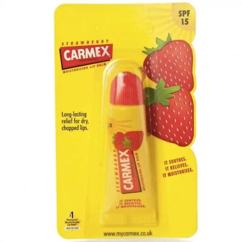 Carmex Moisturising Lip Balm Strawberry SPF 15 10g