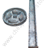 Dragon Fruit Fabricated Mold Pole & Round Top