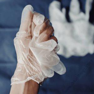 Vinyl Gloves Powder Free Disposable Clear Food Grade Small 100pcs