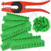 Cow Ear Tags Green 100pcs + 1 Applicator