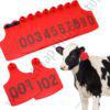 Cow Ear Tags Red 100pcs