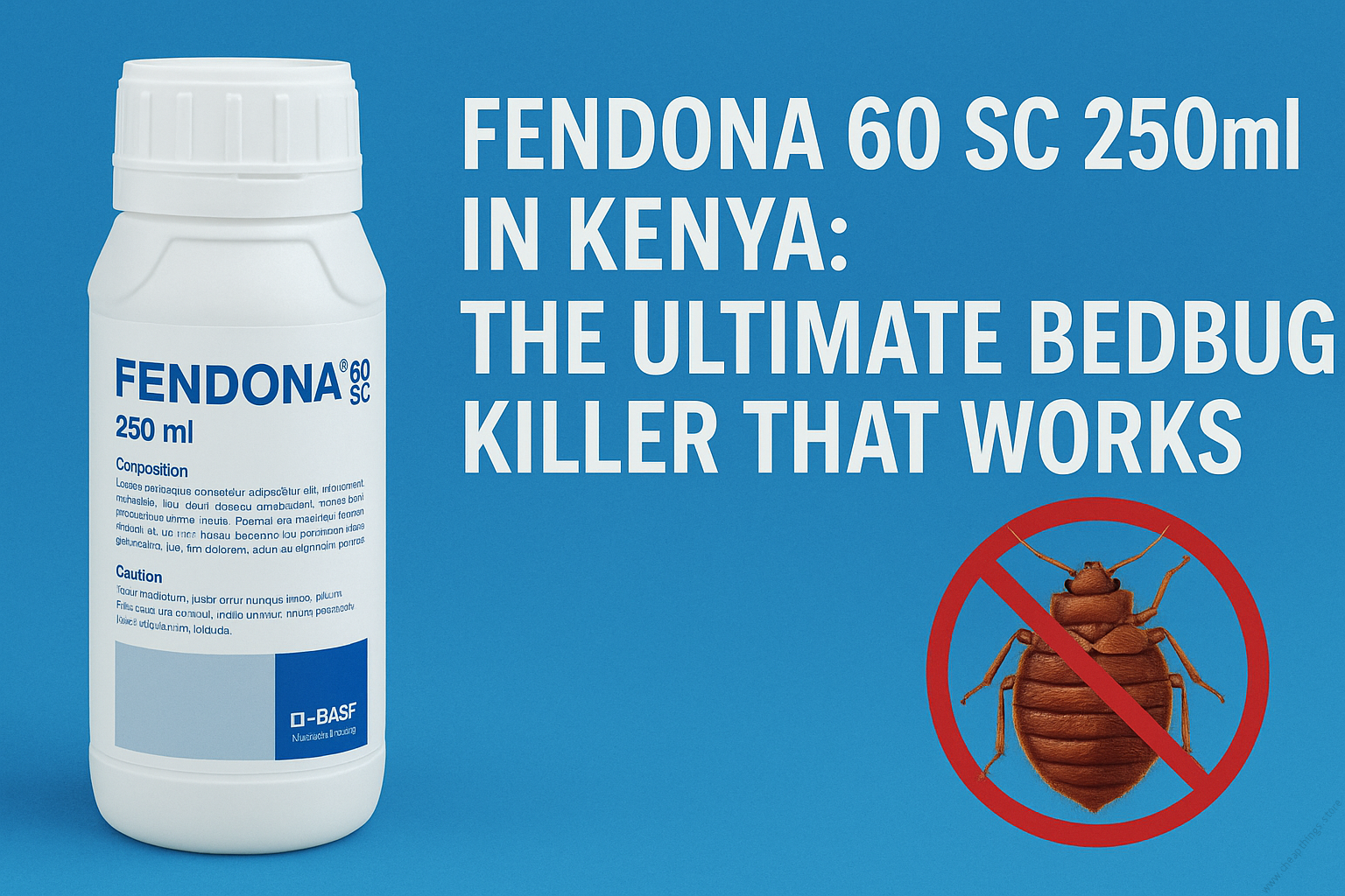 Fendona 60 SC 250ml bedbug spray Kenya