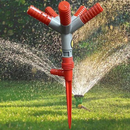 Sprinkler With a Spike Stand