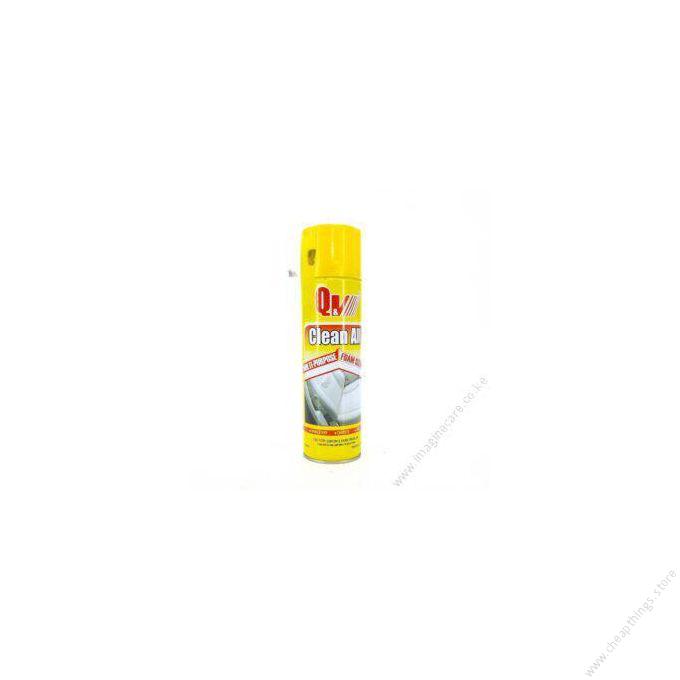 Clean All 650ml Carpet and Upholstery Foam cleaner with fabric-safe brush