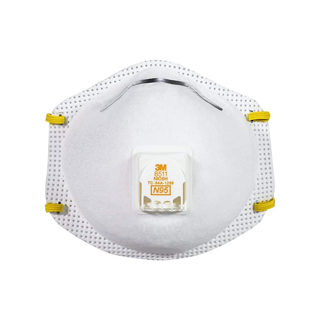 3M 8511 N95 Masks - Valved (10pcs)