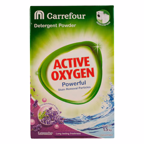 carrefour lavender active oxygen top and front load 1.5kg