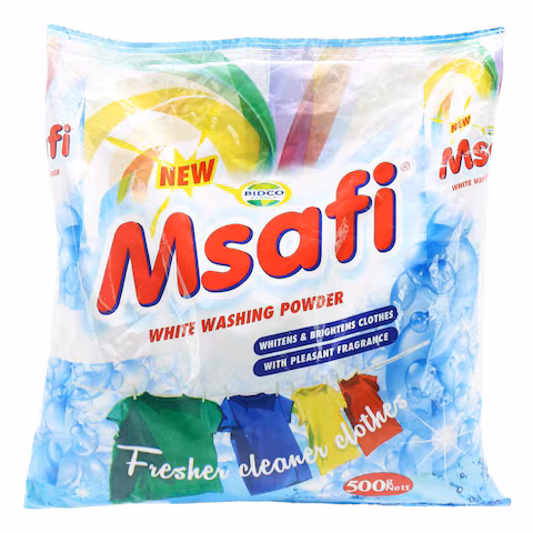 MSAFI WHITE DETERGENT SACHET 500G