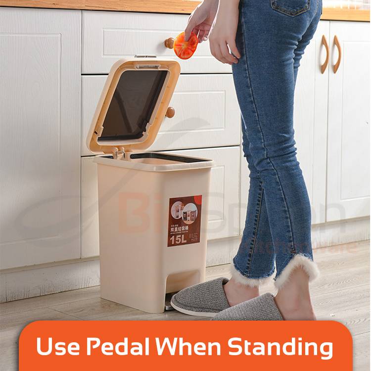 2 in 1 Pedal Push Dustin 45ltrs