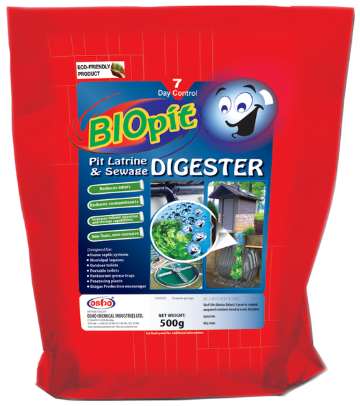Bio Pit Latrine & Sewage Digester - 500gm