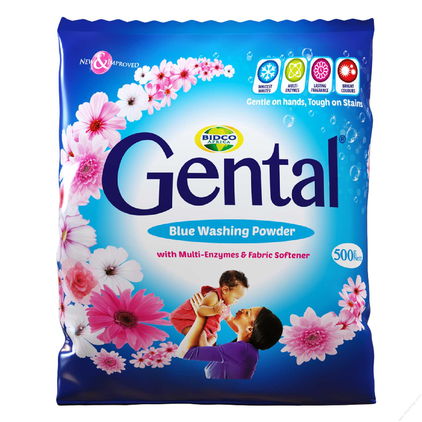 Bidco Gental Care Blue Washing Powder 500g