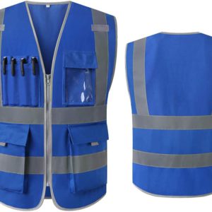 Executive Reflective Vest - Bermuda Blue