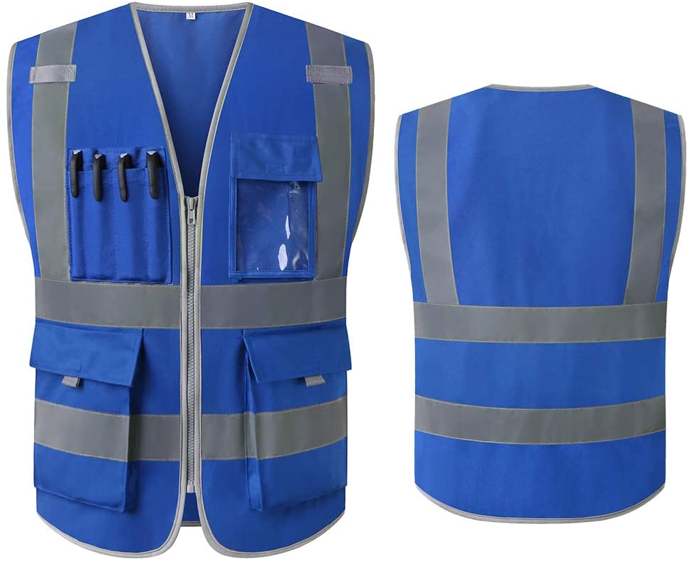 Executive Reflective Vest - Bermuda Blue - Image 2