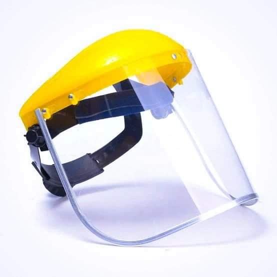 Industrial Safety Face Shield - Yellow
