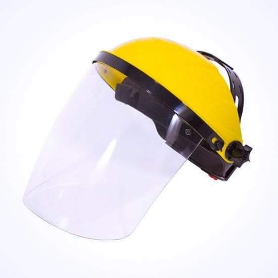 Industrial Safety Face Shield - Yellow
