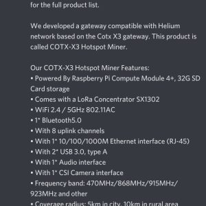 COTX Indoor Hotspot COTX-X3