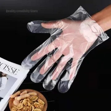 Disposable Food Plastic Gloves - 100pcs