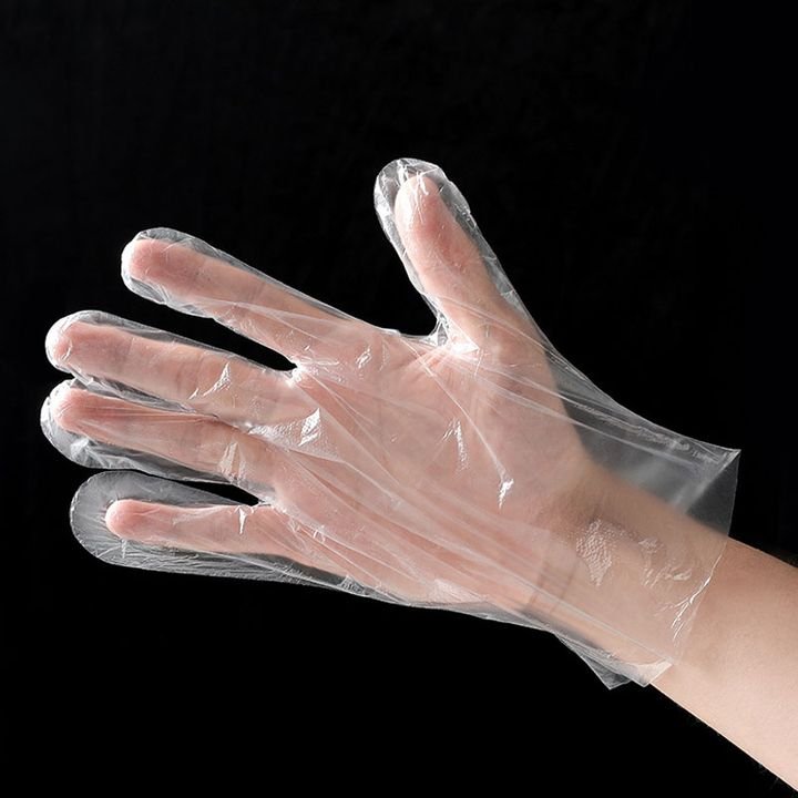 Disposable Food Plastic Gloves - 100pcs