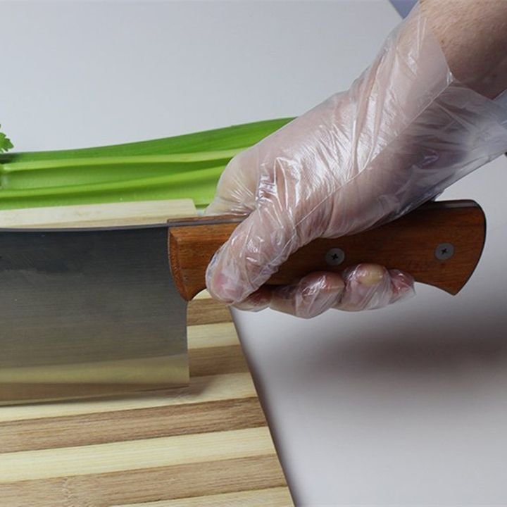 Disposable Food Plastic Gloves - 100pcs