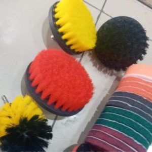 Cleaning Brushes + Rechargeable Drill