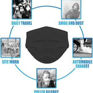 Black 3 Ply Mask (50pcs)