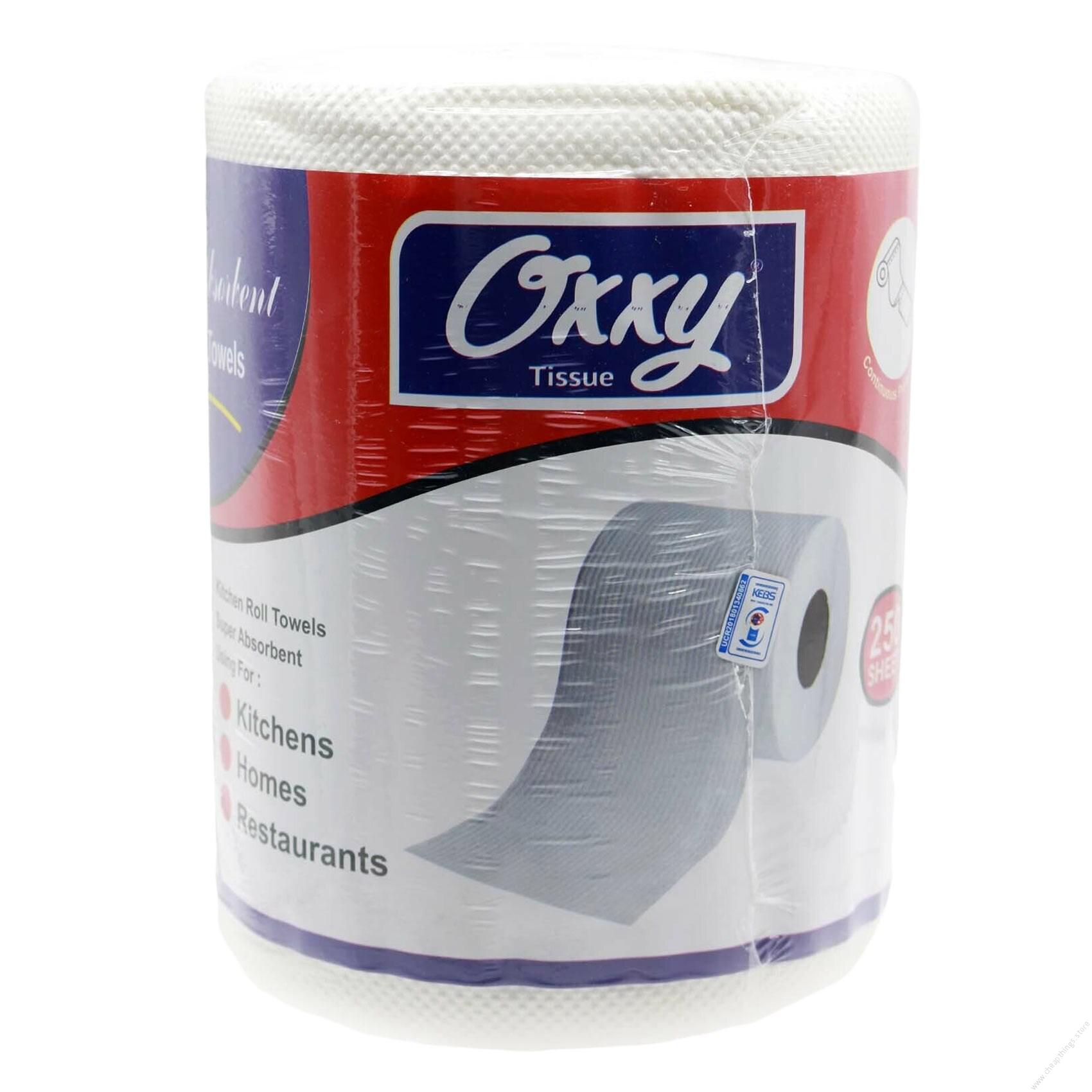 Oxxy 250 Sheets Kitchen Rolls