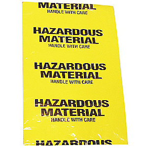 Bio Hazard Waste Disposal Bags 30x36inch Yellow 50pcs - Large (40-80L) - 76cm x 91cm