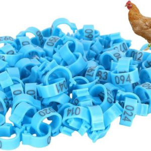 Birds or Chicken Leg Bands Blue 1pc