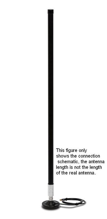 COTX 8dBi 130cm Antenna Bundle with Antenna Base - (858~878 MHz) - Image 4