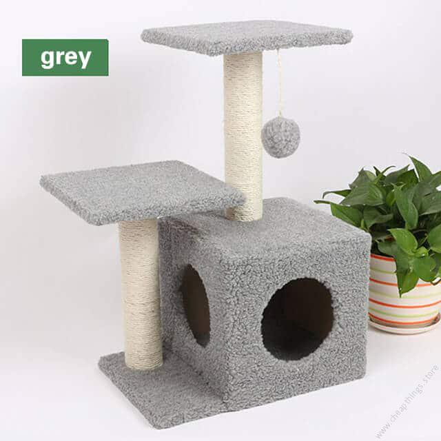 CatLuna Lilo Cat Tree with House & Lounge 1pc