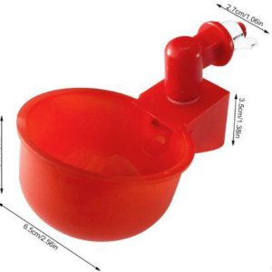 Automatic Poultry Drinker Cups for Hens, Ducks, Quails, Pigeons / Self-Refilling Water Dispenser / Bee Waterer, Bee Watering Station