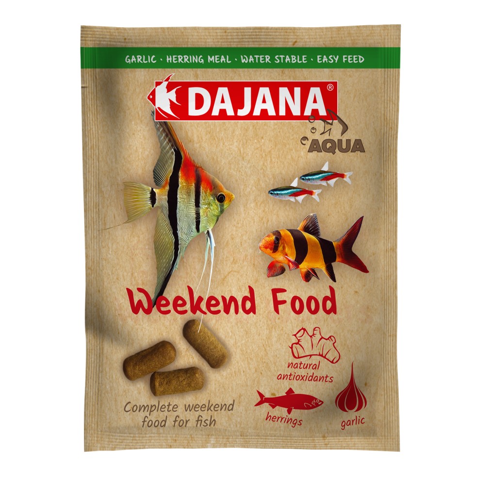 Complete weekend feed for aquarium fish 1pc
