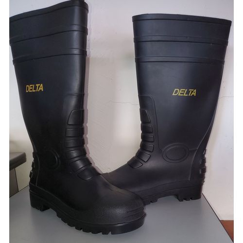 Delta Steel Toe Gumboots Black